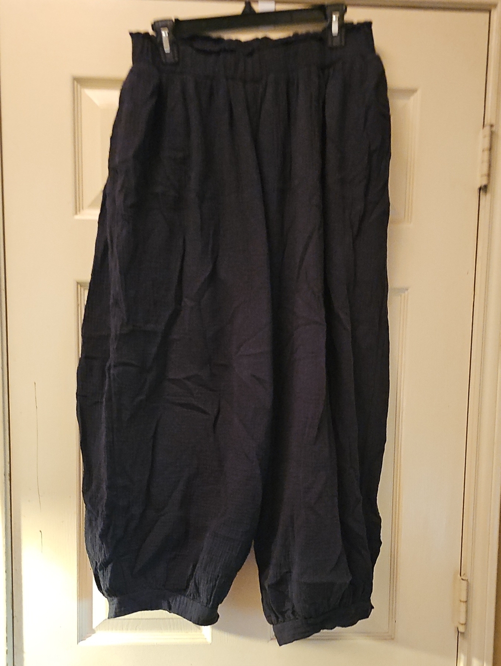 Womens Black Relaxed Pants